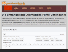 Tablet Screenshot of animations-filme.de